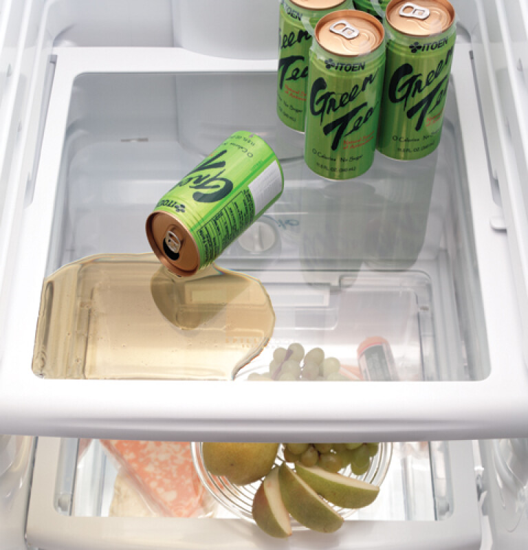 25.6 Cu. Ft. Stainless-Wrapped Side-by-Side Refrigerator with Dispenser PSW26MSRSS