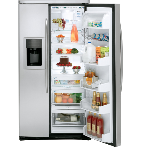 25.6 Cu. Ft. Stainless Steel-Wrapped Side-by-Side Refrigerator PSW26MSTSS