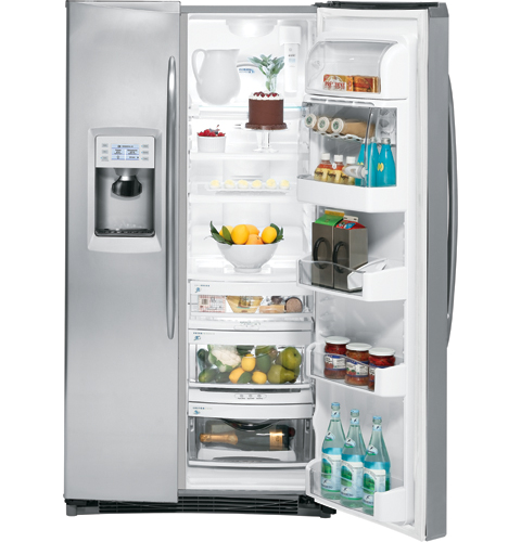 25.5 Cu. Ft. Stainless-Wrapped Side-by-Side Refrigerator PSW26PSWSS