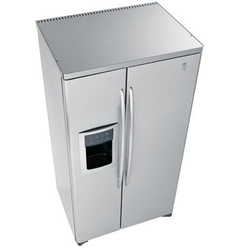 25.5 Cu. Ft. Stainless-Wrapped Side-by-Side Refrigerator with Dispenser PSW26SGRSS