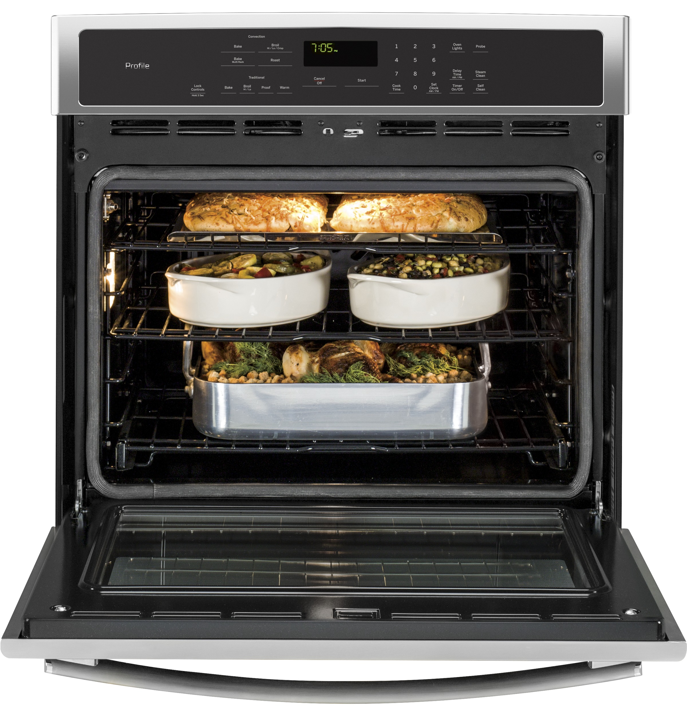 Series 30" Built-In Single Convection Wall Oven PT7050SFSS