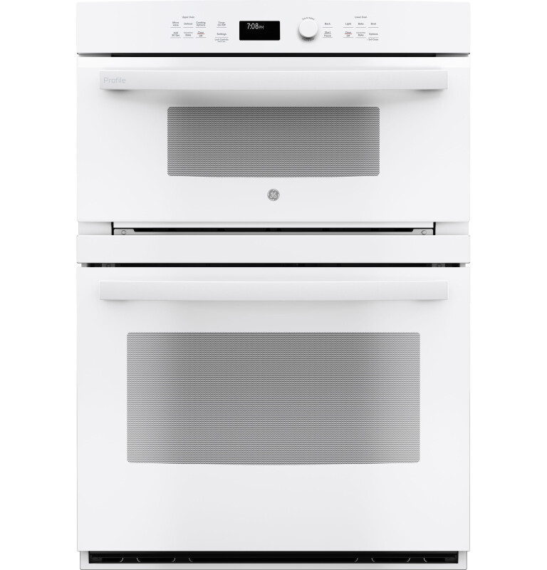 GE Profile 30" Built-In Combination Convection Microwave/Convection Wall Oven White PT7800DHWW Picture 1