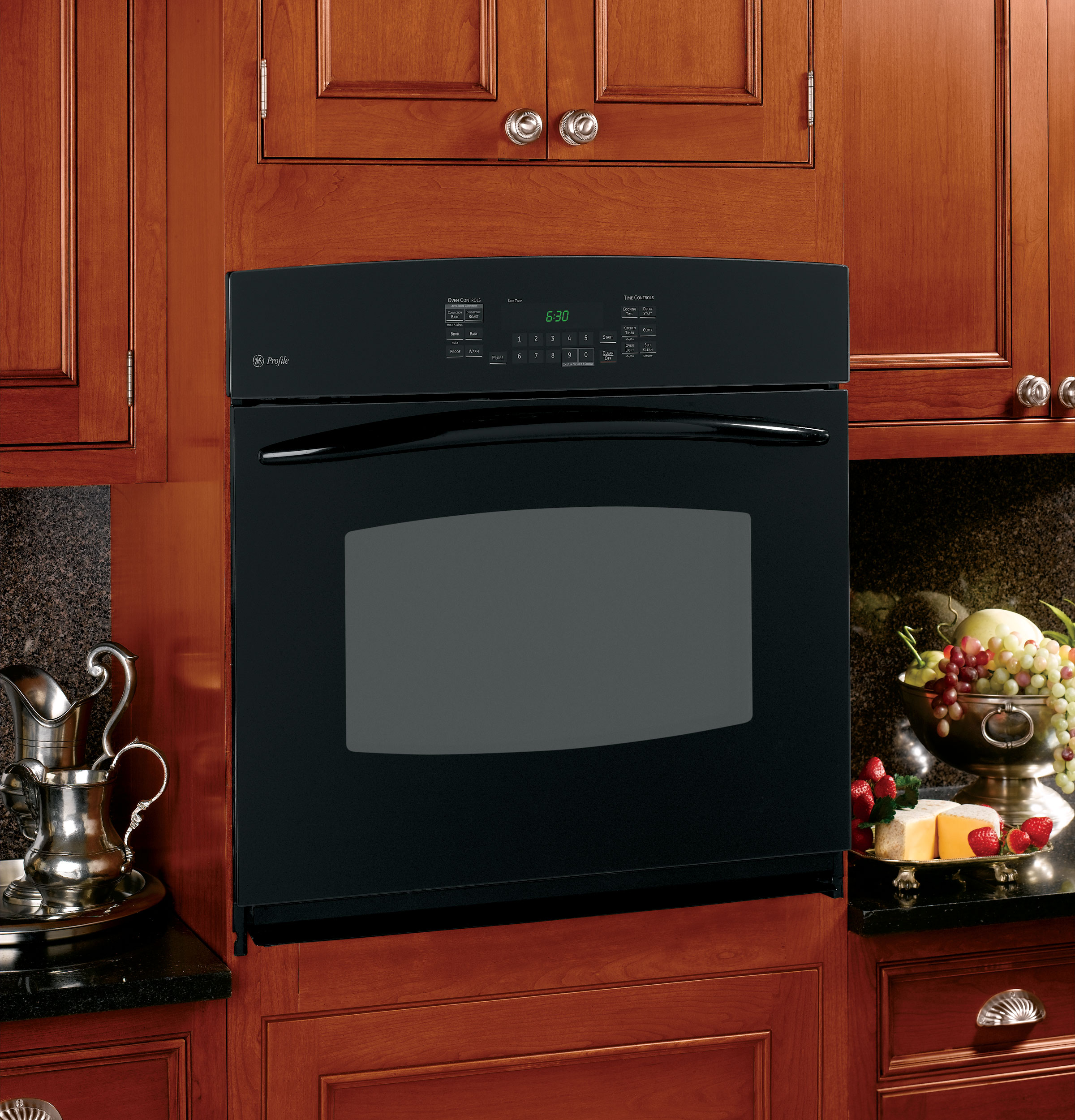 30" Built-In Single Convection Wall Oven PT916BMBB