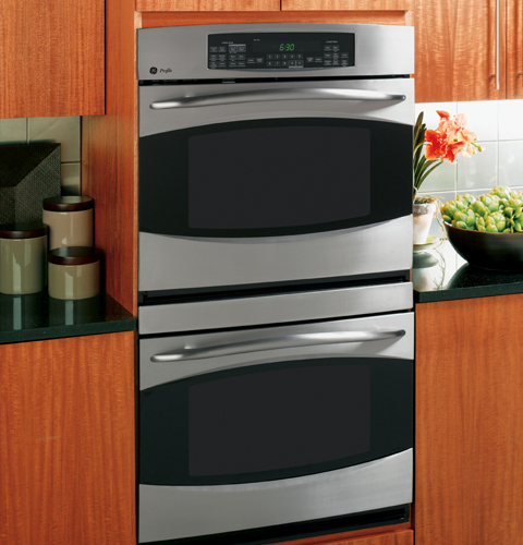 30" Built-In Double Convection/Thermal Wall Oven PT956SMSS