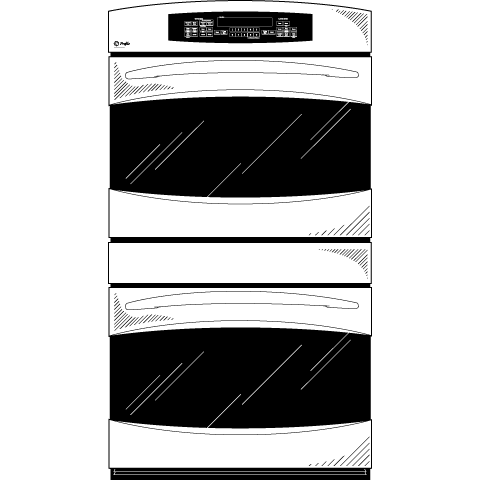 30" Built-In Double Convection/Thermal Wall Oven PT956SMSS