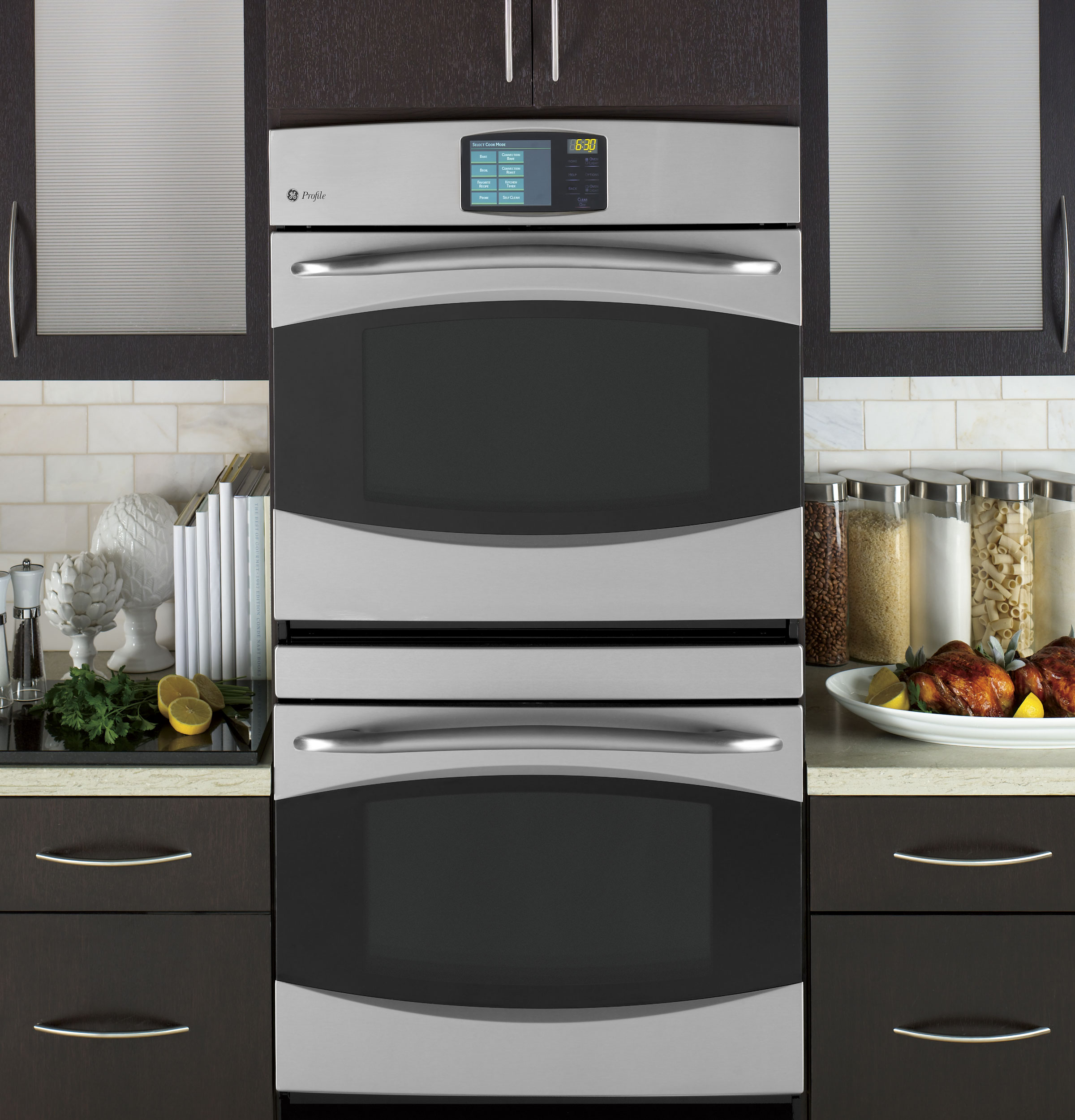 30" Built-In Double Convection Wall Oven PT960SPSS