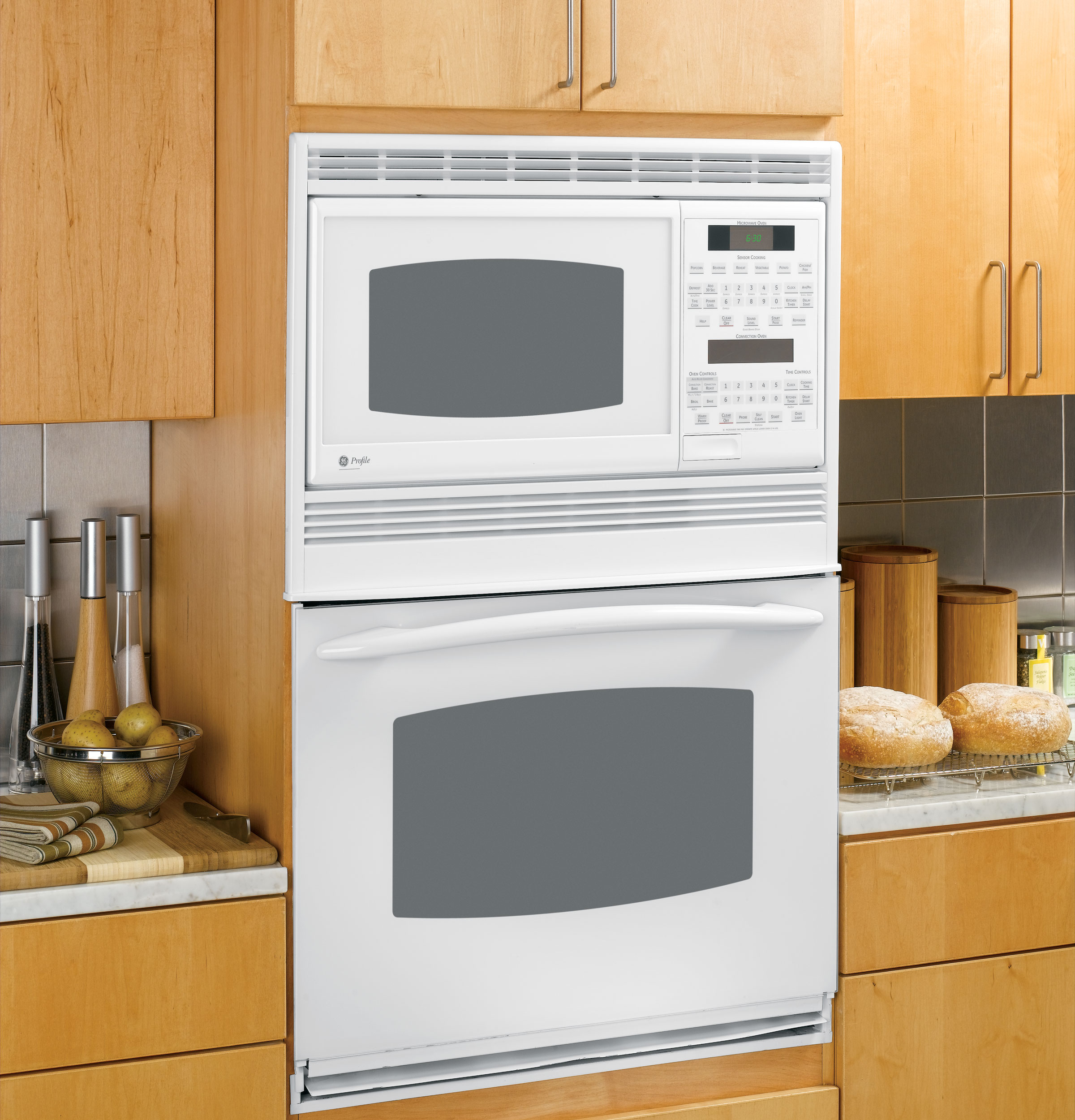 Series 30" Built-In Double Microwave/Convection Oven PT970DRWW