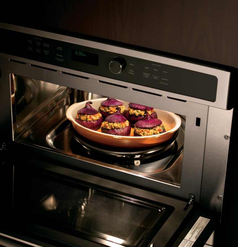 Ge Profile™ 30 In. Combination Double Wall Oven With Convection And Advantium® Technology PT9800SHSS