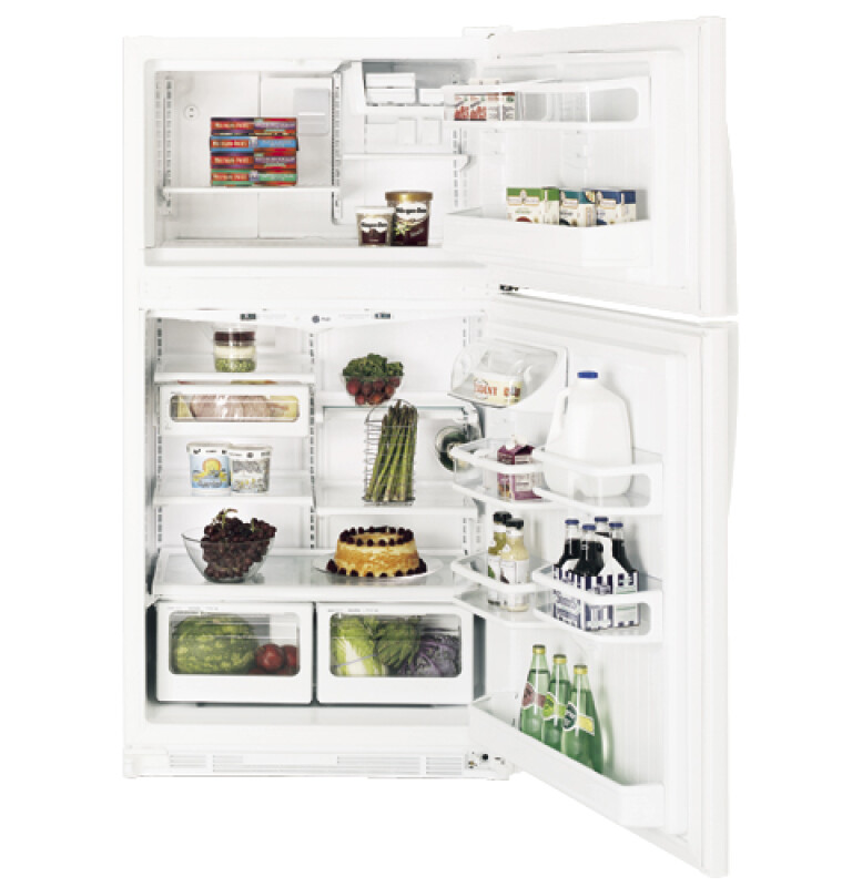 CustomStyle 21.9 Cu. Ft. Top-Freezer Refrigerator PTC22MBMLWW