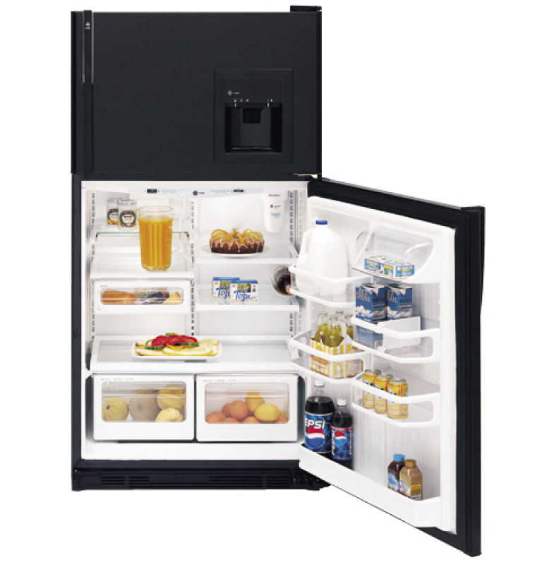 CustomStyle 21.7 Cu. Ft. Top-Freezer Refrigerator PTC22MFMLBB