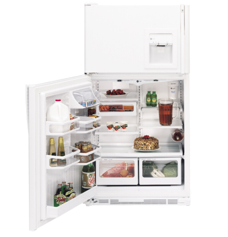 CustomStyle 21.7 Cu. Ft. Top-Freezer Refrigerator PTC22MFMLWW