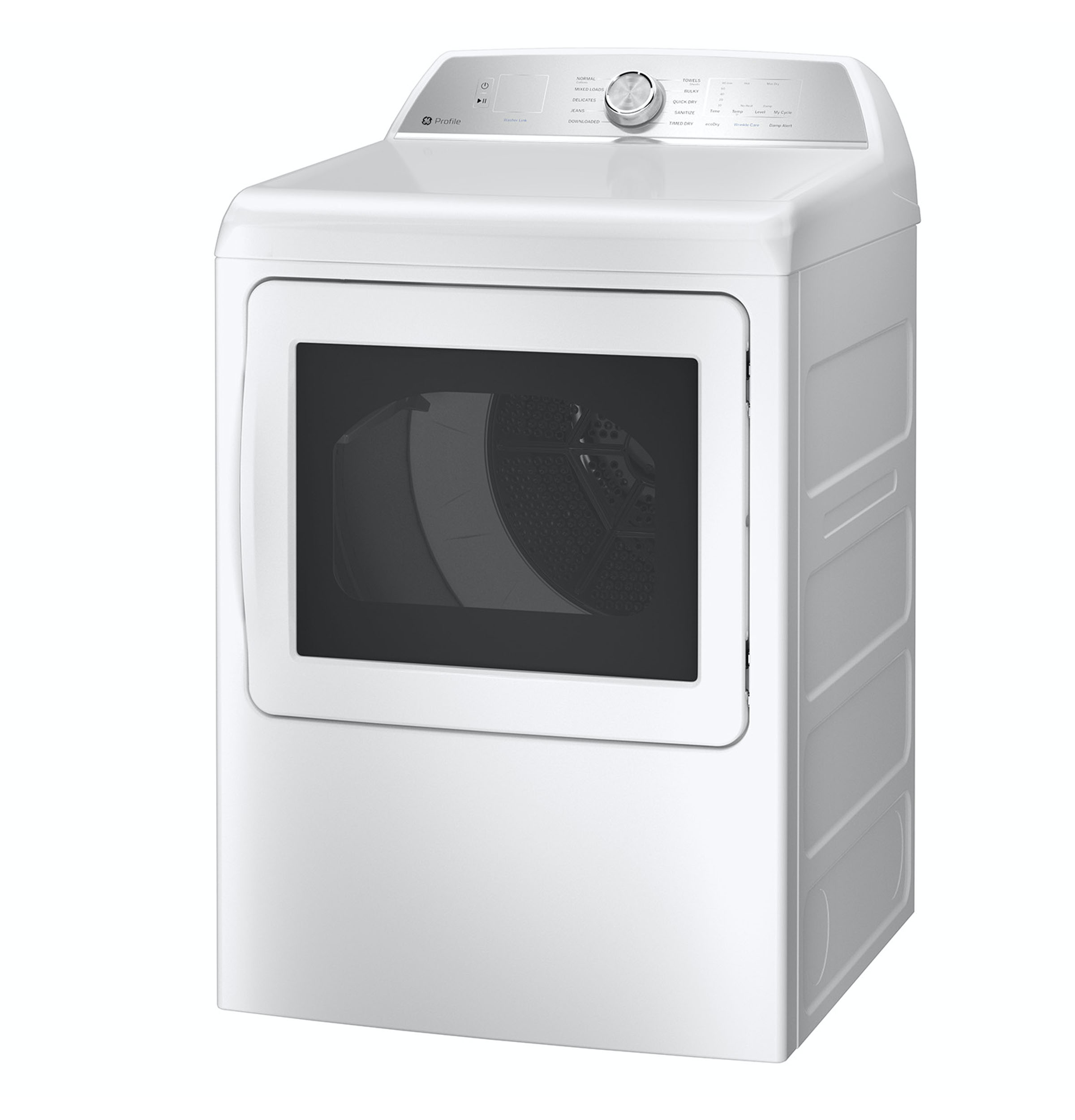 7.4 cu. ft. Capacity aluminized alloy drum Electric Dryer with Sanitize Cycle and Sensor Dry PTD60EBSRWS