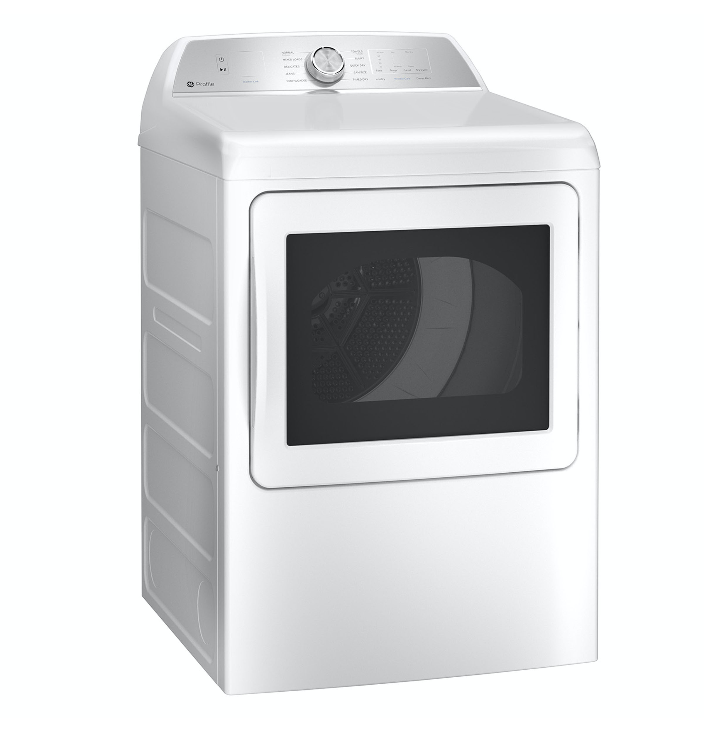 7.4 cu. ft. Capacity aluminized alloy drum Electric Dryer with Sanitize Cycle and Sensor Dry PTD60EBSRWS