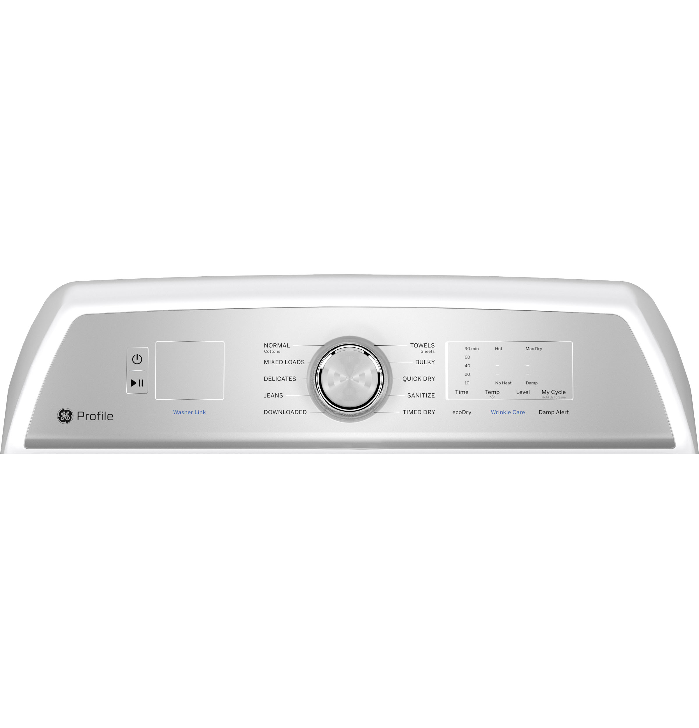 7.4 cu. ft. Capacity aluminized alloy drum Electric Dryer with Sanitize Cycle and Sensor Dry PTD60EBSRWS