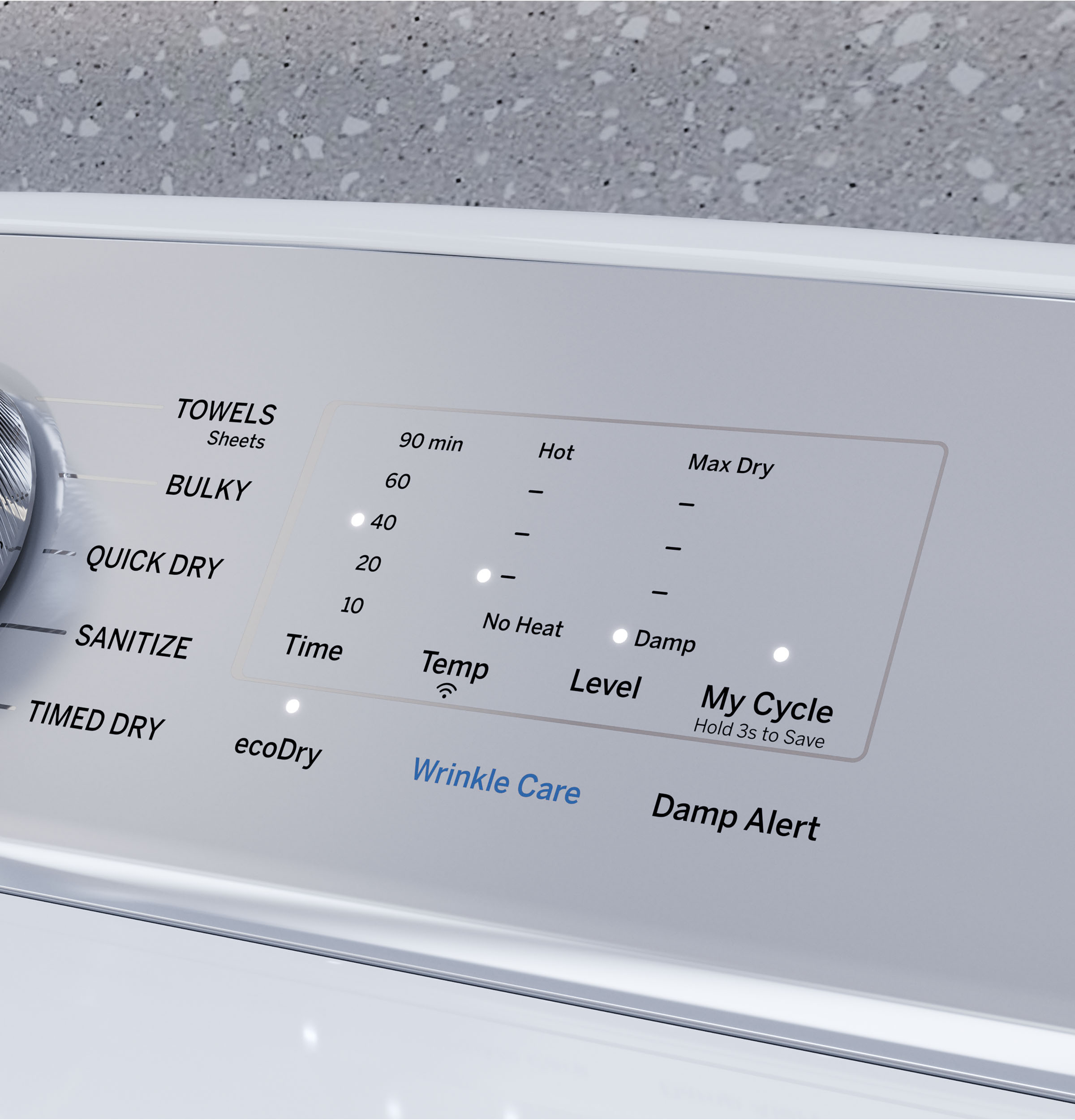 7.4 cu. ft. Capacity aluminized alloy drum Electric Dryer with Sanitize Cycle and Sensor Dry PTD60EBSRWS