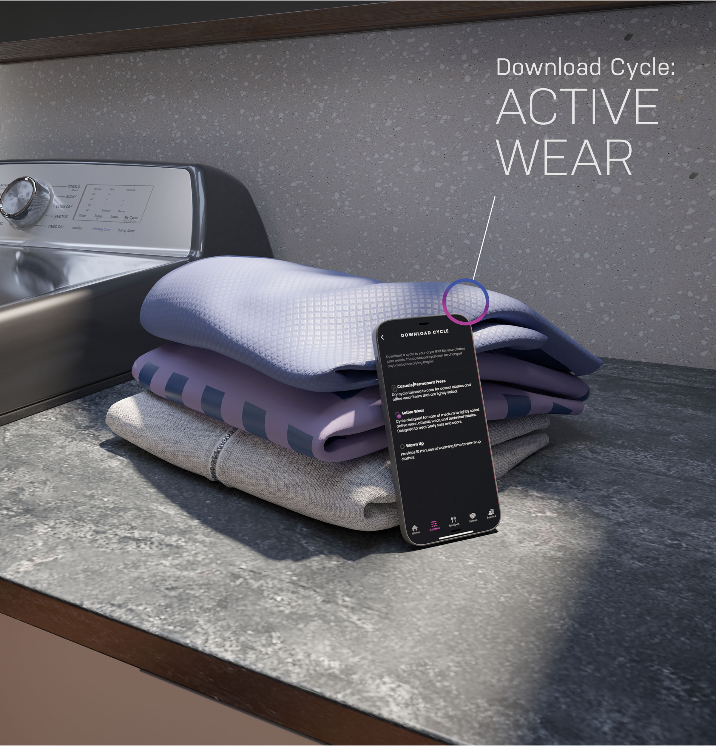 7.4 cu. ft. Capacity aluminized alloy drum Gas Dryer with Sanitize Cycle and Sensor Dry PTD60GBPRDG