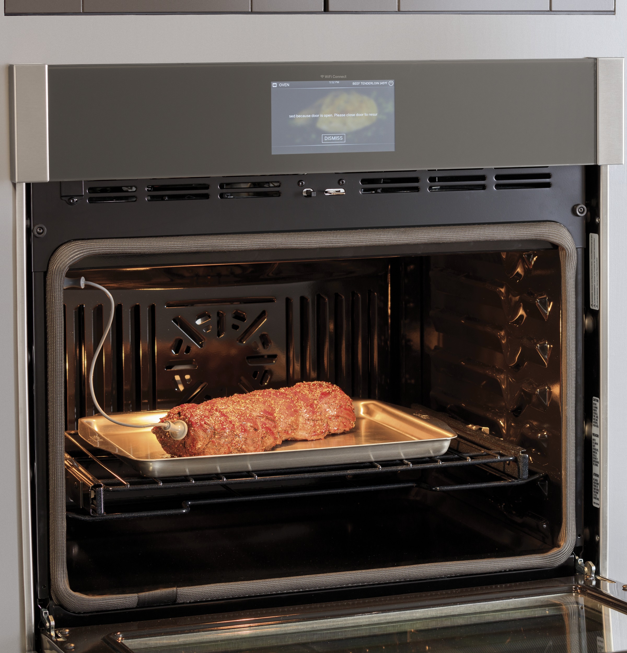 30" Smart Built-In Convection Double Wall Oven with No Preheat Air Fry and Precision Cooking PTD7000BNTS