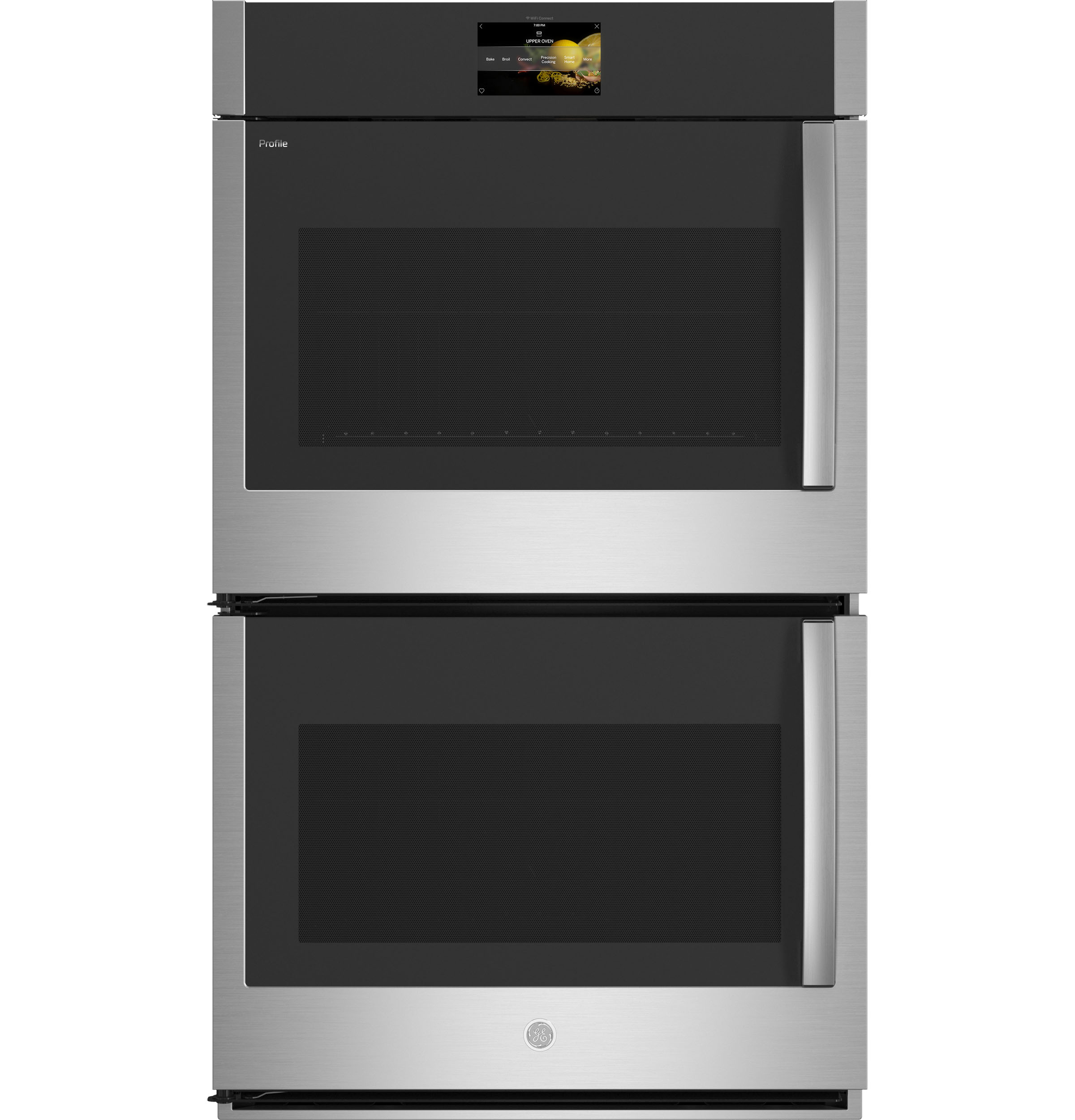 30" Smart Built-In Convection Double Wall Oven with Left-Hand Side-Swing Doors PTD700LSNSS