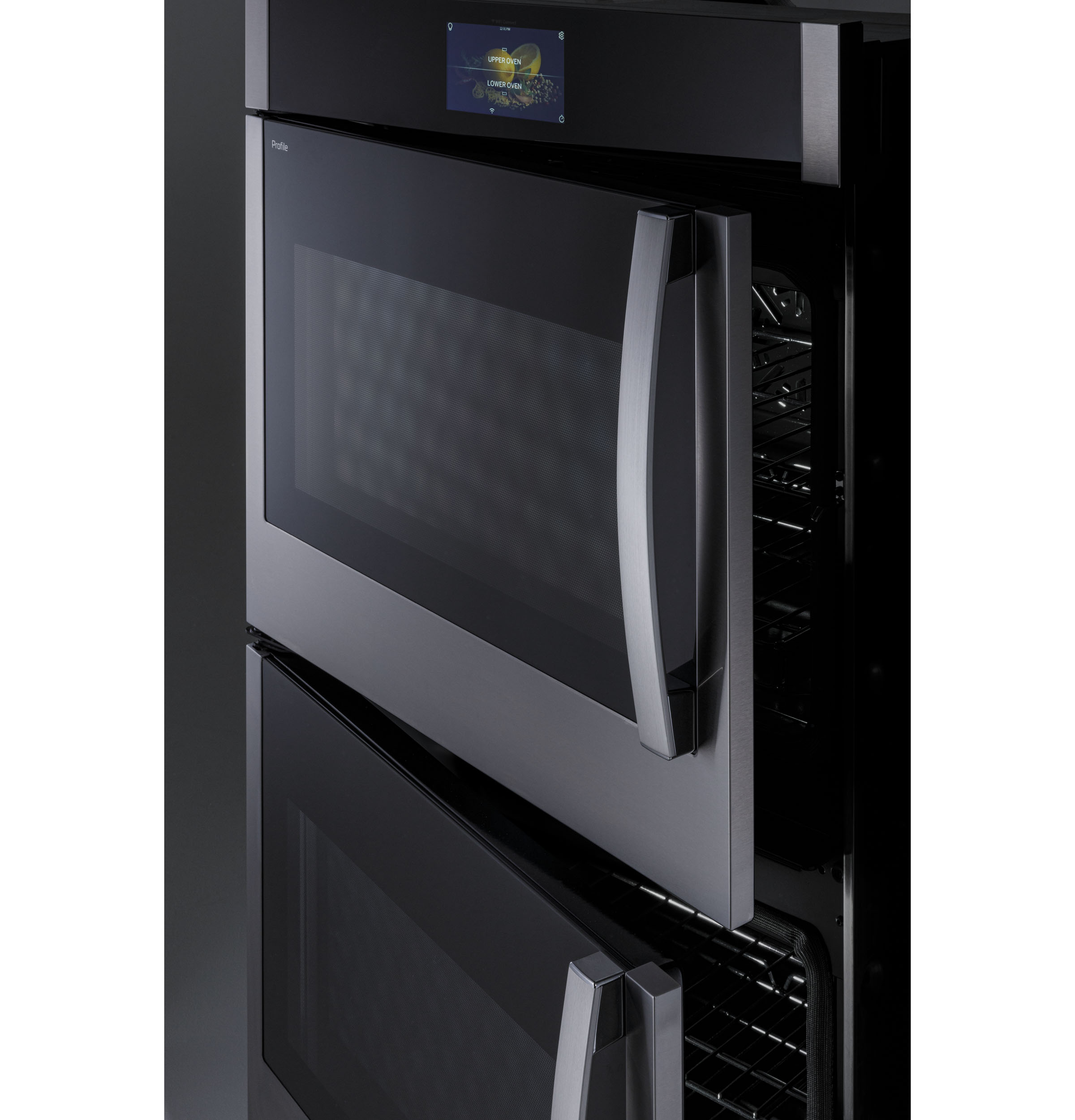 30" Smart Built-In Convection Double Wall Oven with Left-Hand Side-Swing Doors PTD700LSNSS