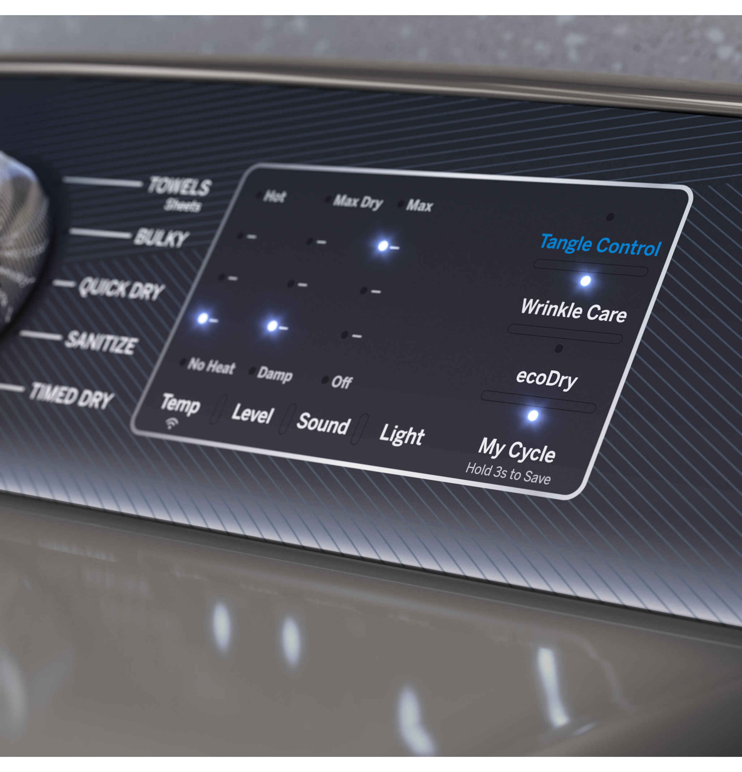 7.4 cu. ft. Capacity Smart aluminized alloy drum Electric Dryer with Sanitize Cycle and Sensor Dry PTD70EBSTWS