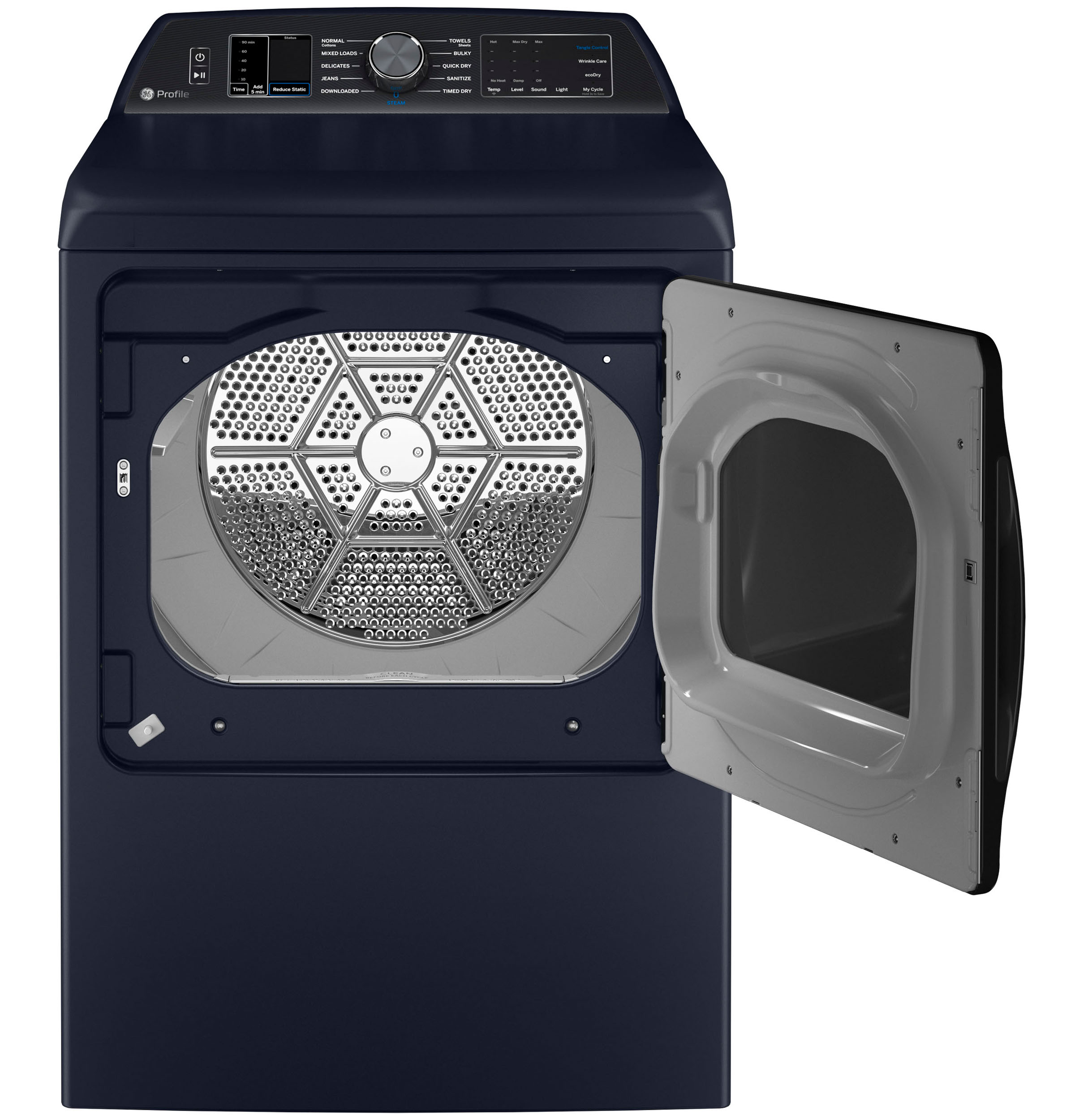 Ge Profile™ Energy Star® 7.3 Cu. Ft. Capacity Smart Gas Dryer With Steam And Washer Link PTD80GBPTRS