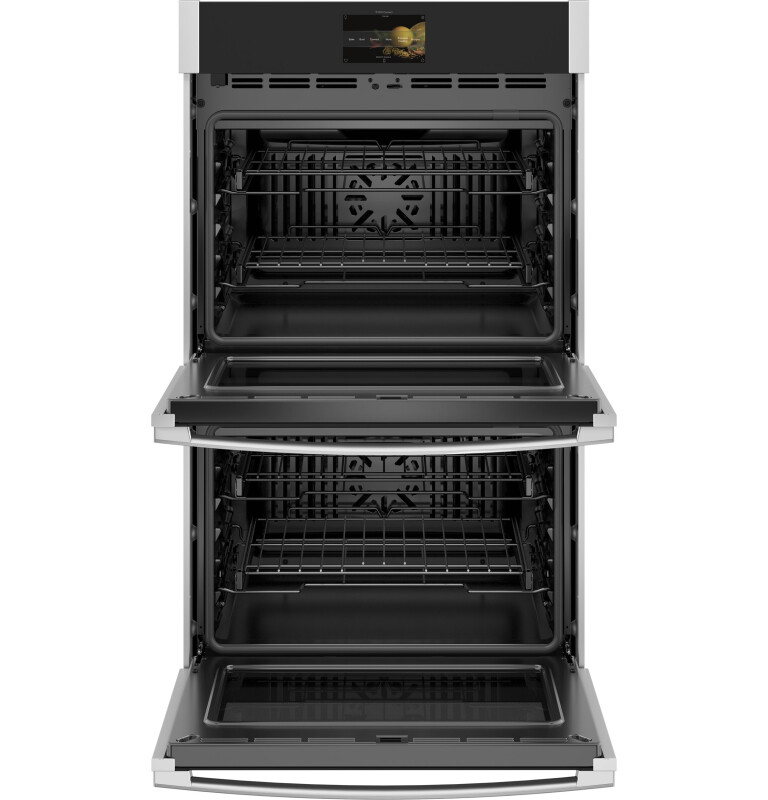 30" Smart Built-In Convection Double Wall Oven with In-Oven Camera and No Preheat Air Fry PTD9000SNSS
