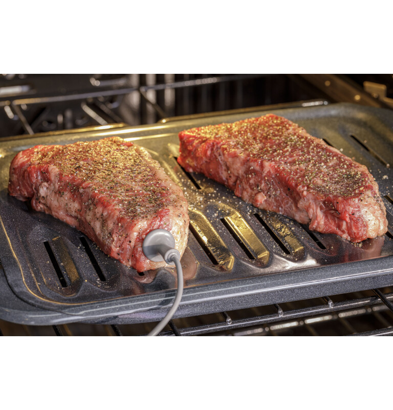 30" Smart Built-In Convection Double Wall Oven with In-Oven Camera and No Preheat Air Fry PTD9000SNSS