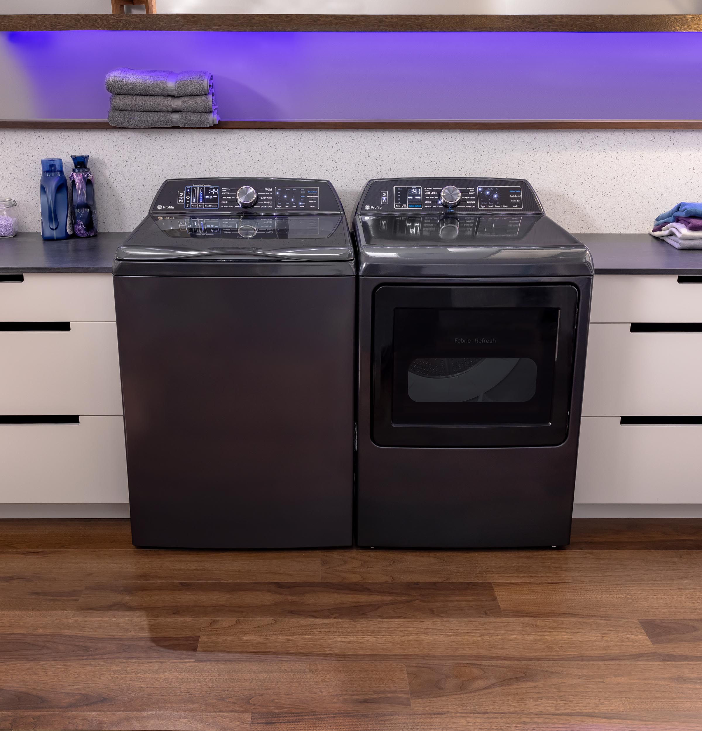 7.3 cu. ft. Capacity Smart Electric Dryer with Fabric Refresh PTD90EBPTDG