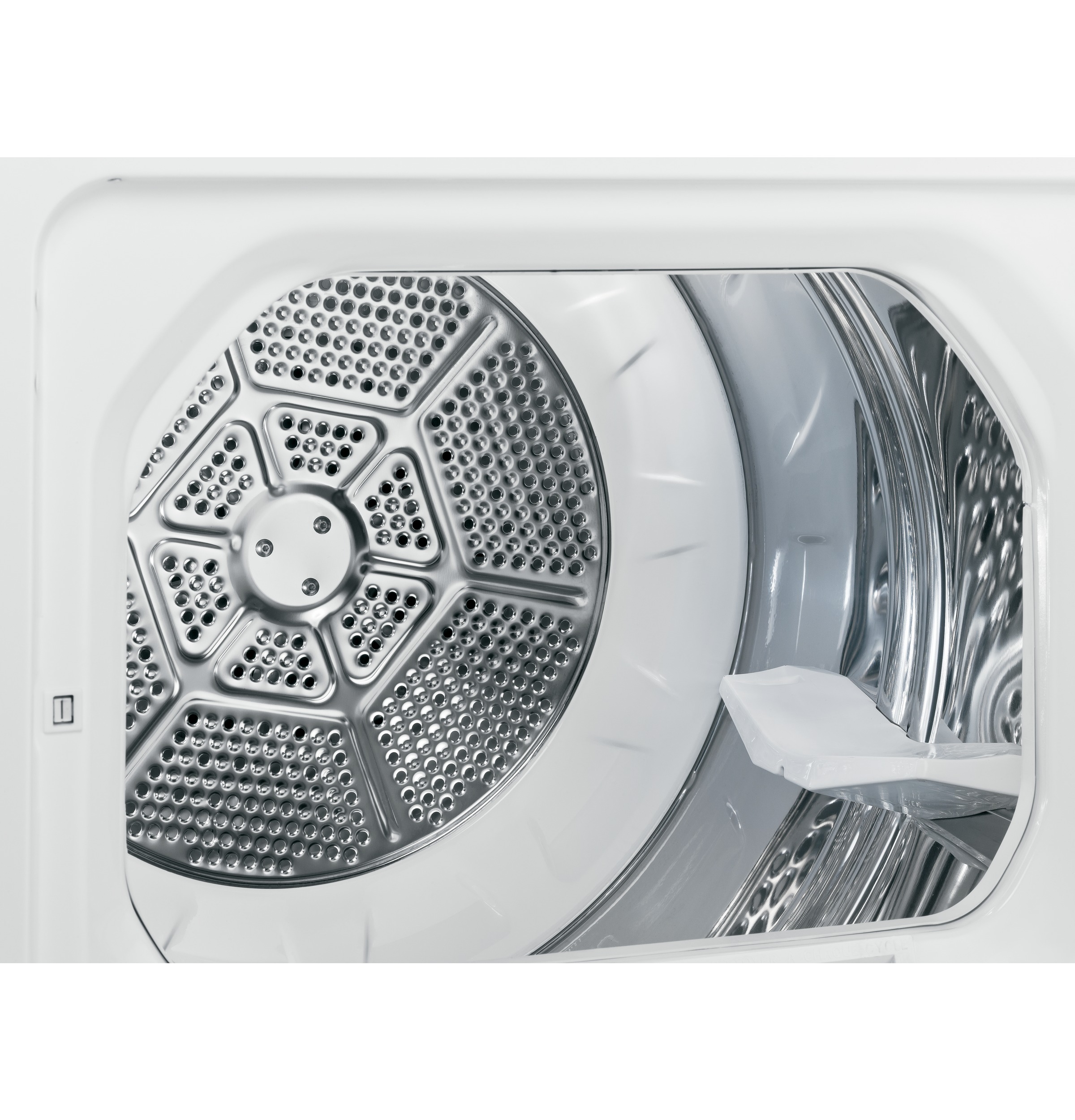 7.0 cu. ft. stainless steel capacity gas dryer with Steam and SensorDry Plus PTDS650GMWT
