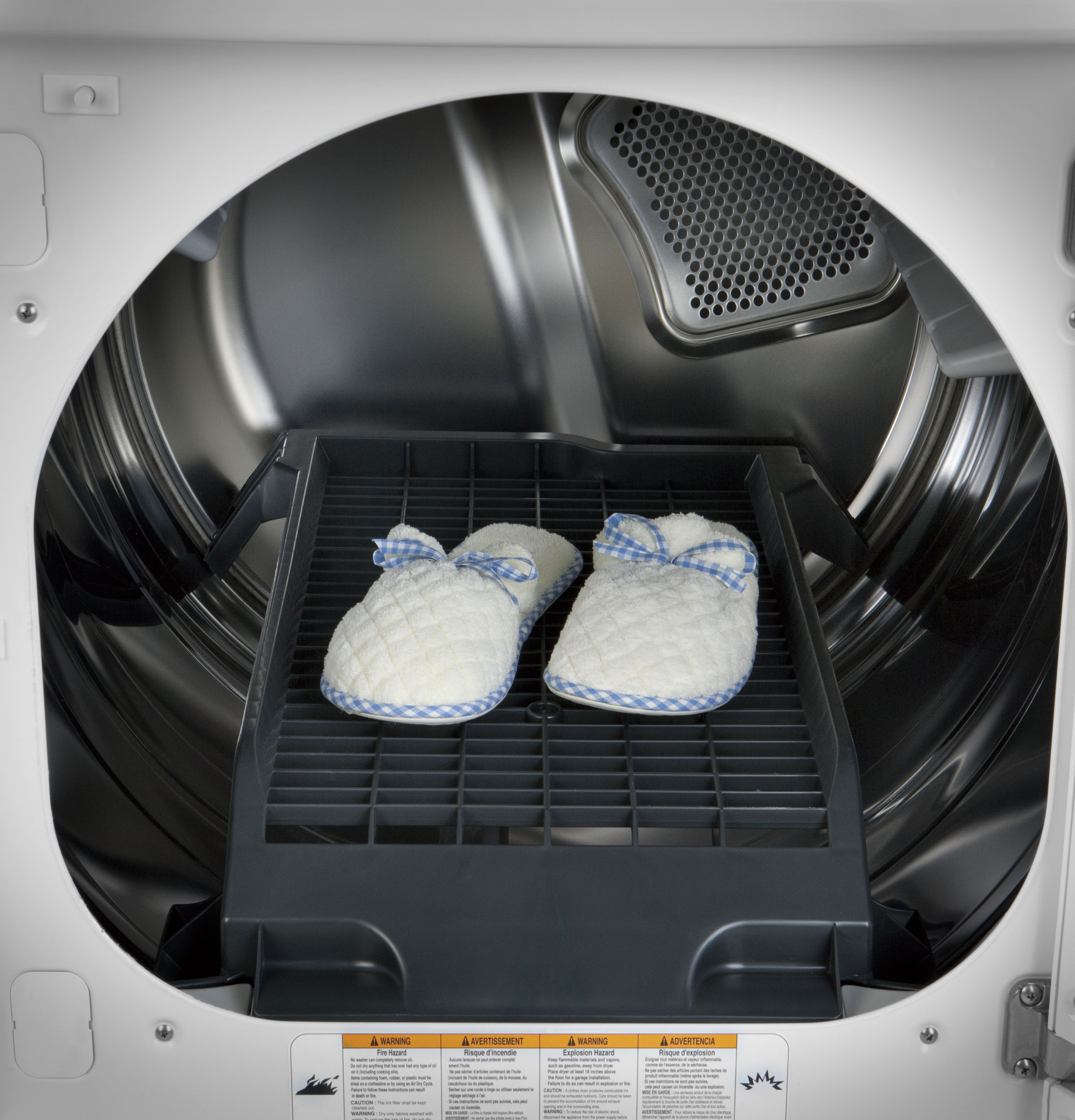 Harmony 7.3 Cu. Ft. Stainless Steel Capacity Electric Steam Dryer PTDS850EMWW