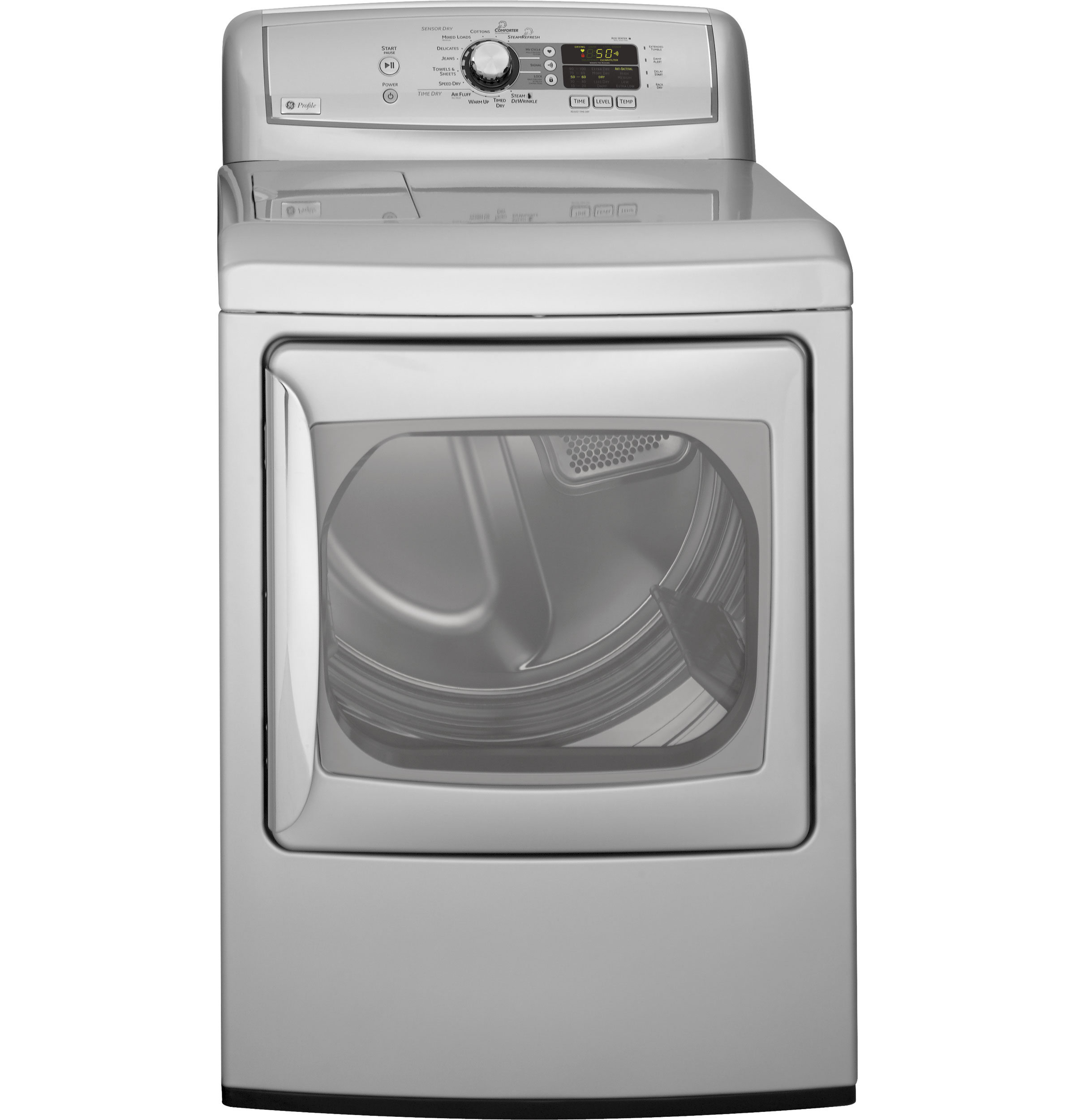 Harmony 7.3 Cu. Ft. Stainless Steel Capacity Electric Steam Dryer PTDS855EMMS