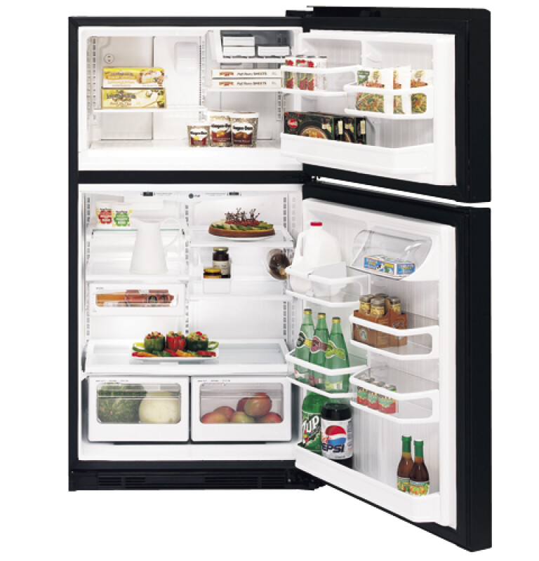 CustomStyle 21.9 Cu. Ft. Top-Freezer Refrigerator PTI22MBMRBB