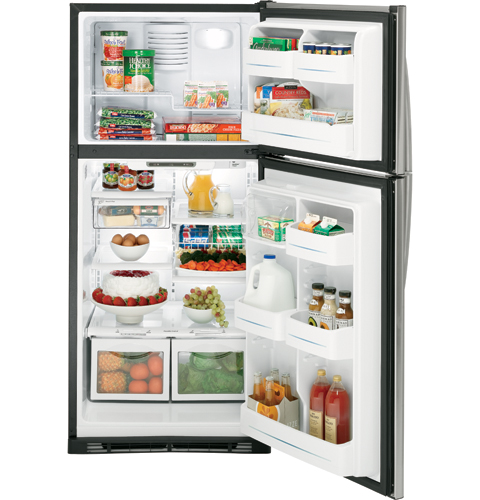 17.9 Cu. Ft. Stainless Top-Freezer Refrigerator PTS18SBSSS