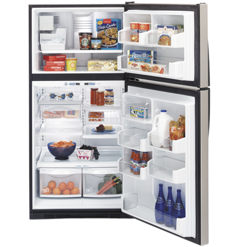 21.7 Cu. Ft. Stainless Top-Freezer Refrigerator with Internal Dispenser PTS22SHRBS