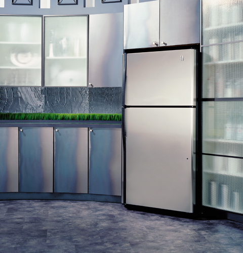21.7 Cu. Ft. Stainless Top-Freezer Refrigerator with Internal Dispenser PTS22SHRBS