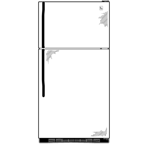 21.7 Cu. Ft. Stainless Top-Freezer Refrigerator with Internal Dispenser PTS22SHRBS