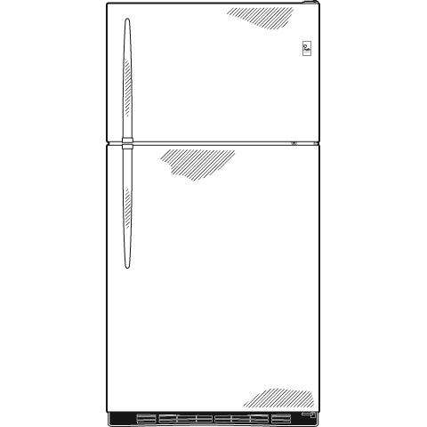 Series 24.6 Cu. Ft. Top-Freezer Refrigerator PTS25SHSSS
