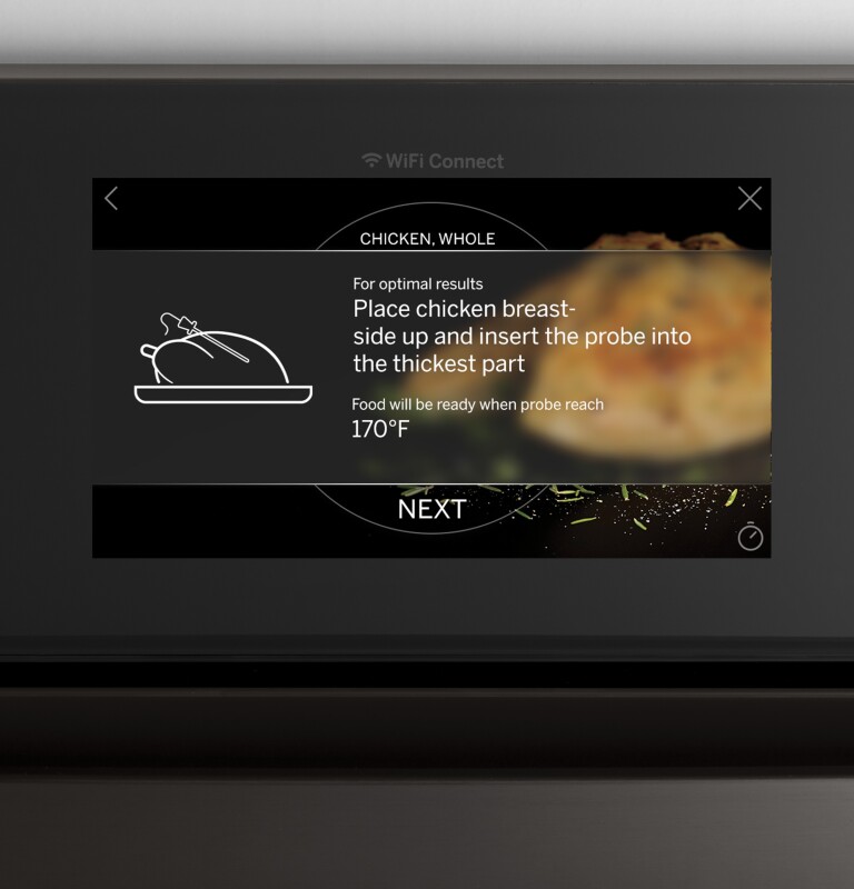 30" Smart Built-In Convection Single Wall Oven with No Preheat Air Fry and Precision Cooking PTS7000BNTS