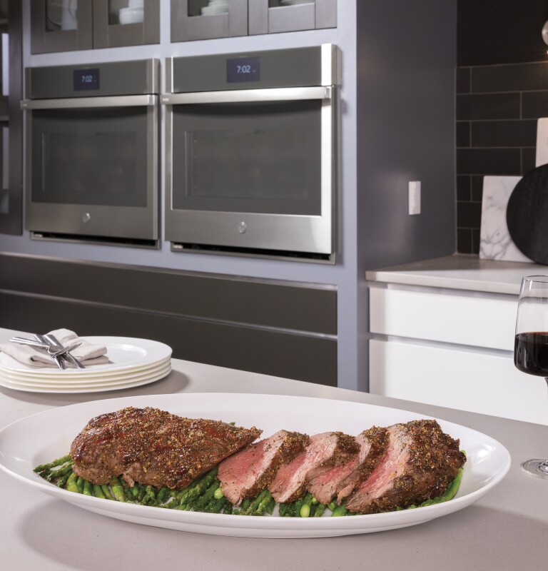30" Smart Built-In Convection Single Wall Oven with No Preheat Air Fry and Precision Cooking PTS7000BNTS
