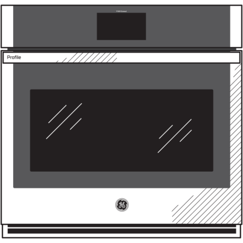 30" Smart Built-In Convection Single Wall Oven with No Preheat Air Fry and Precision Cooking PTS7000SNSS