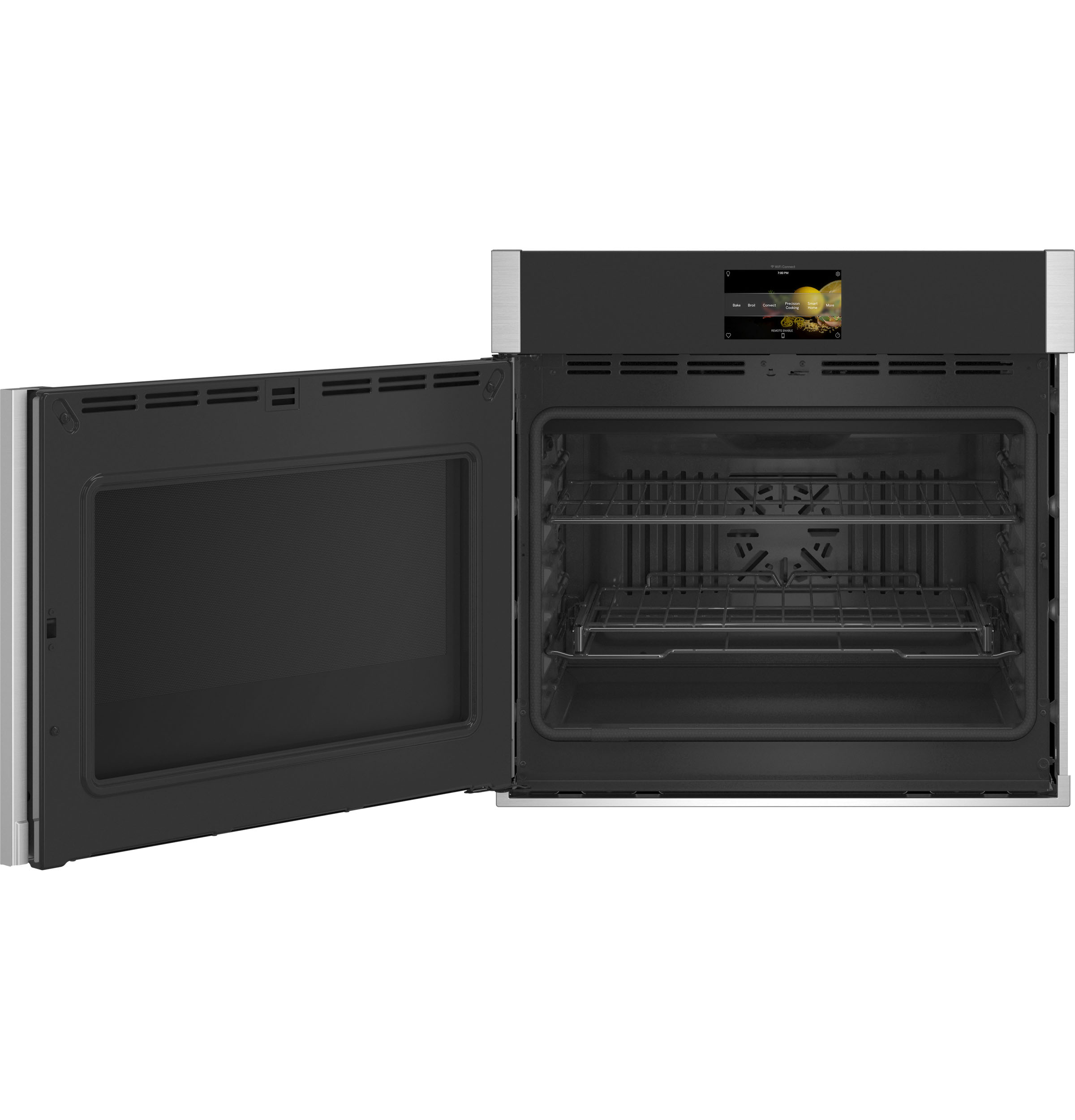30" Smart Built-In Convection Single Wall Oven with Left-Hand Side-Swing Doors PTS700LSNSS