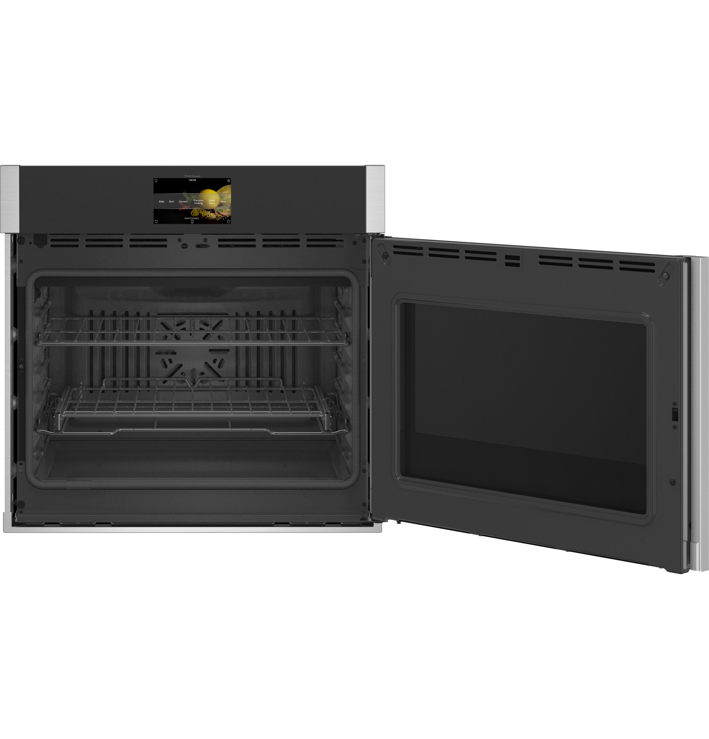 30" Smart Built-In Convection Single Wall Oven with Right-Hand Side-Swing Doors PTS700RSNSS