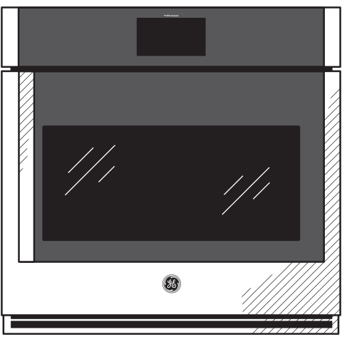 30" Smart Built-In Convection Single Wall Oven with Right-Hand Side-Swing Doors PTS700RSNSS