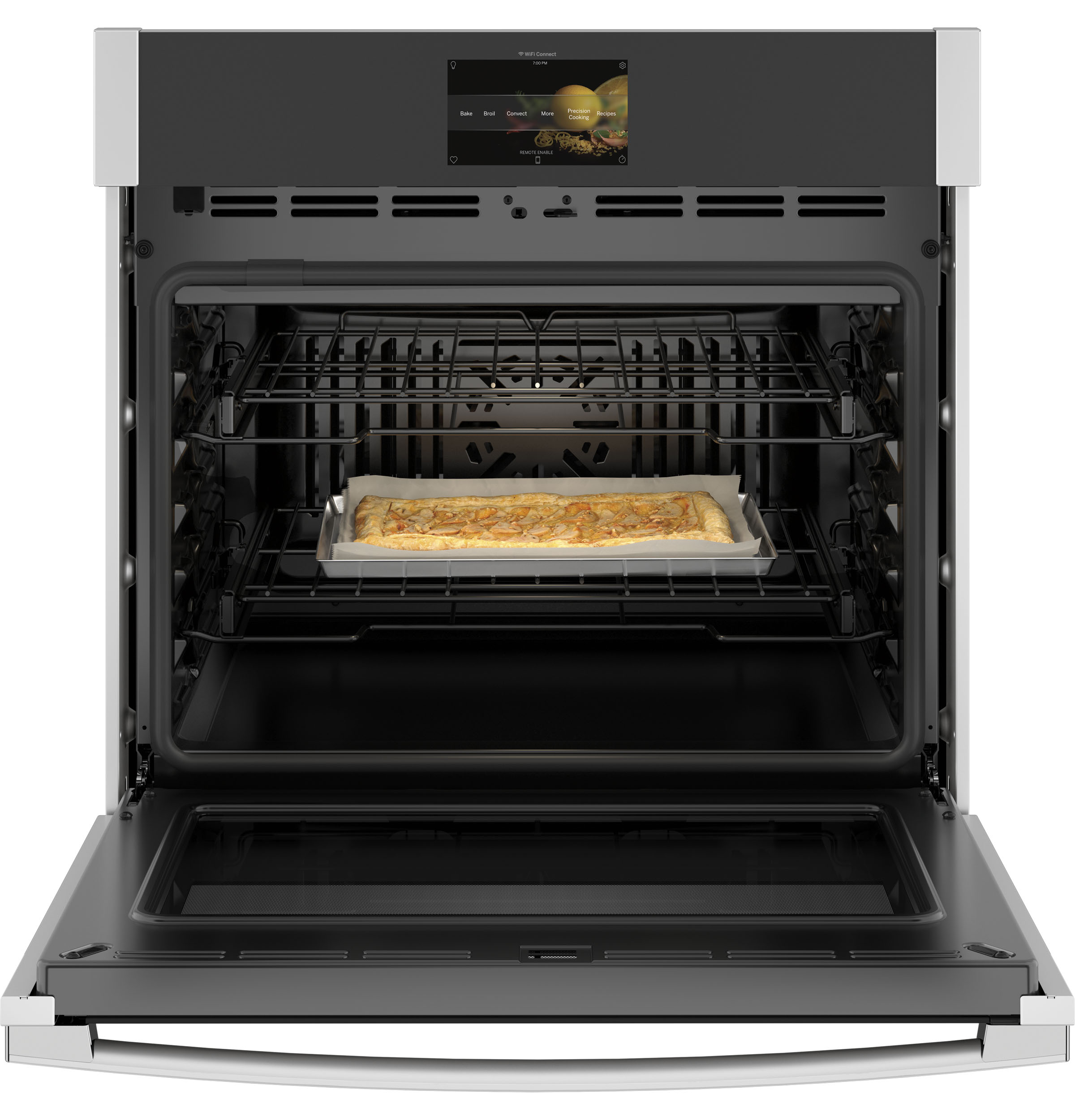 30" Smart Built-In Convection Single Wall Oven with In-Oven Camera and No Preheat Air Fry PTS9000SNSS