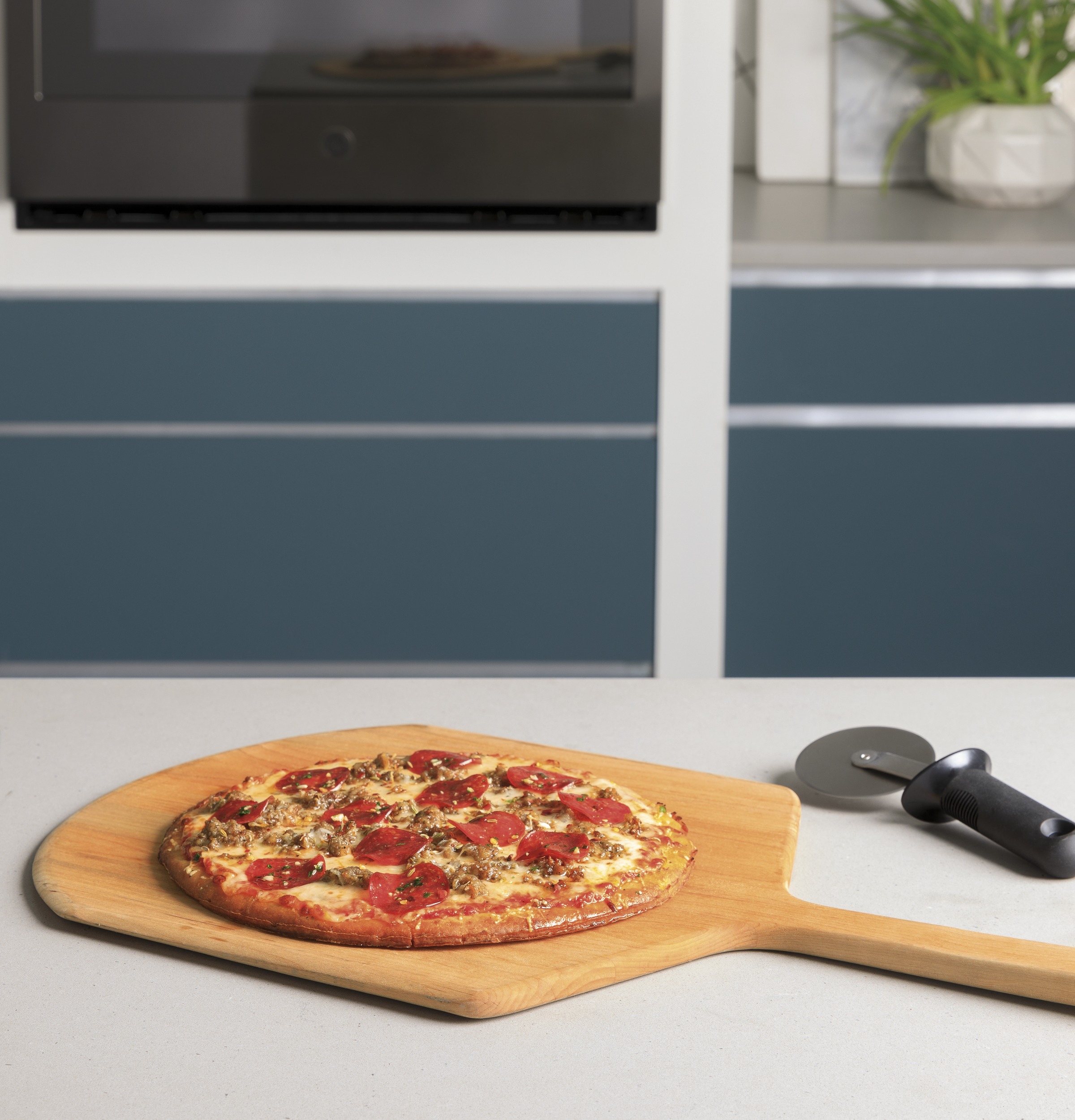30" Smart Built-In Convection Single Wall Oven with In-Oven Camera and No Preheat Air Fry PTS9000SNSS
