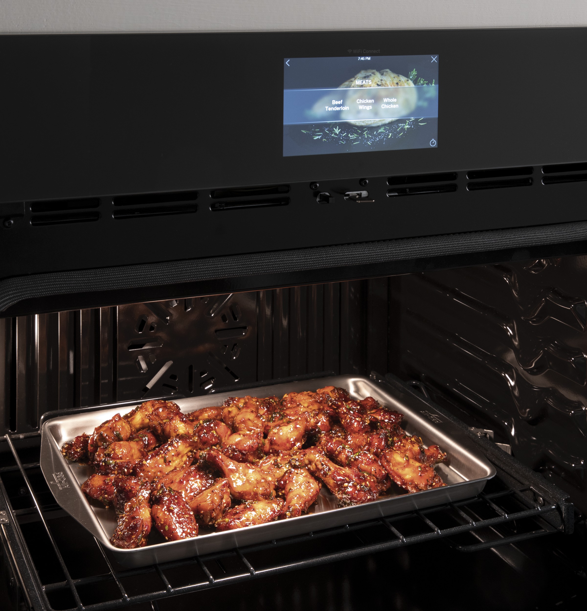 30" Smart Built-In Convection Single Wall Oven with In-Oven Camera and No Preheat Air Fry PTS9000SNSS