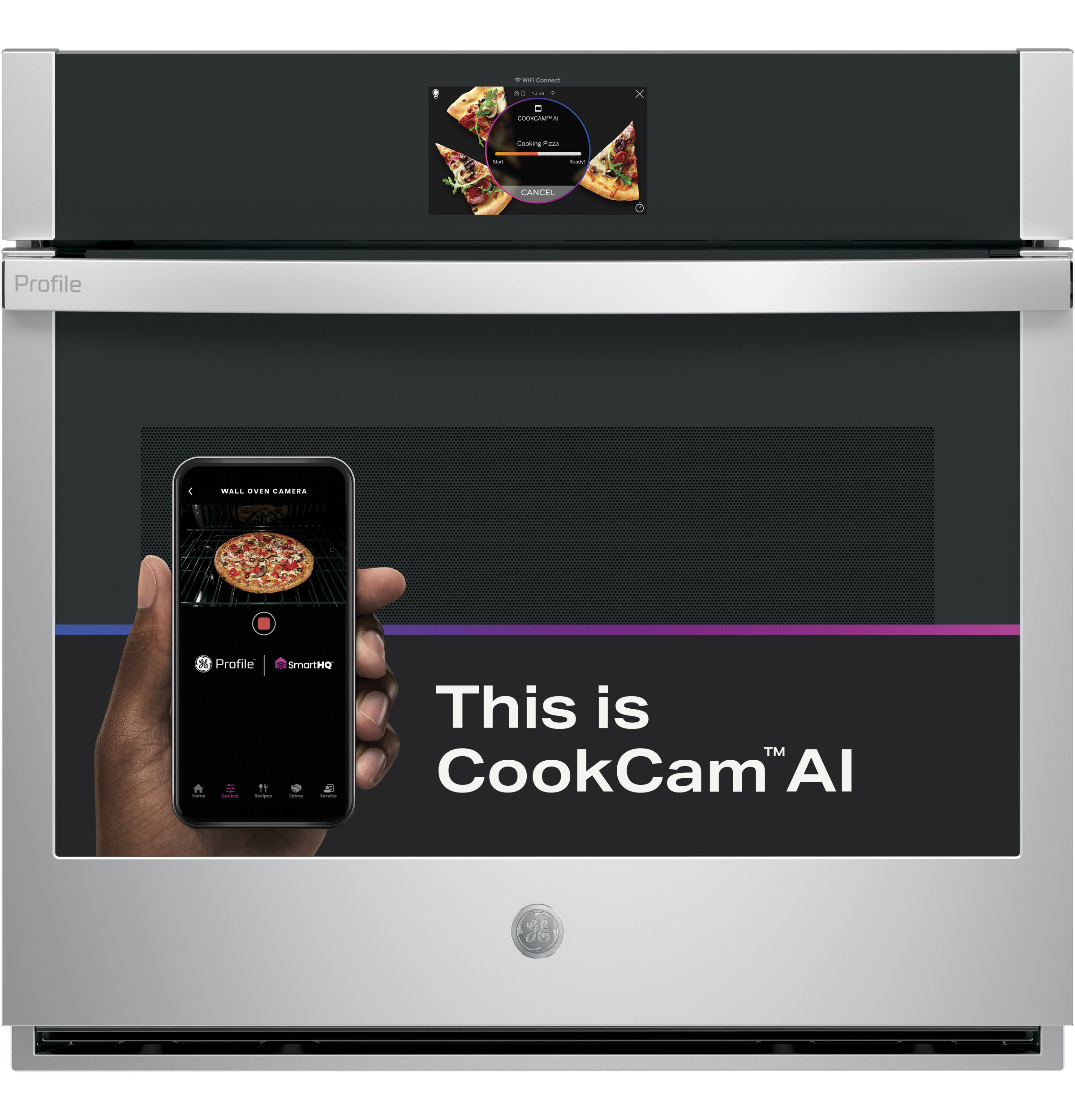 30" Smart Built-In Convection Single Wall Oven with In-Oven Camera and No Preheat Air Fry PTS9000SNSS