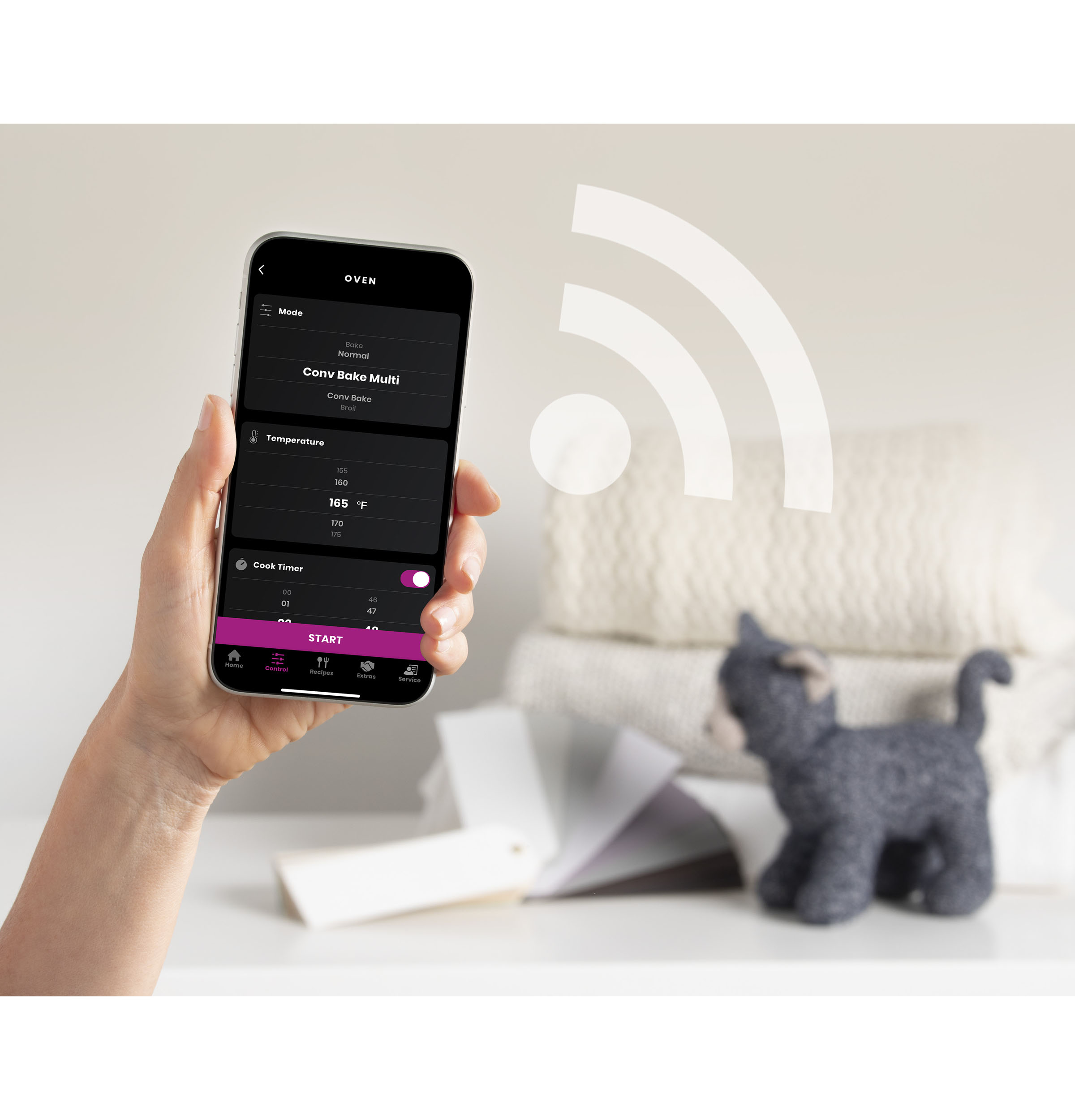 30" Smart Built-In Twin Flex Convection Wall Oven PTS9200SNSS