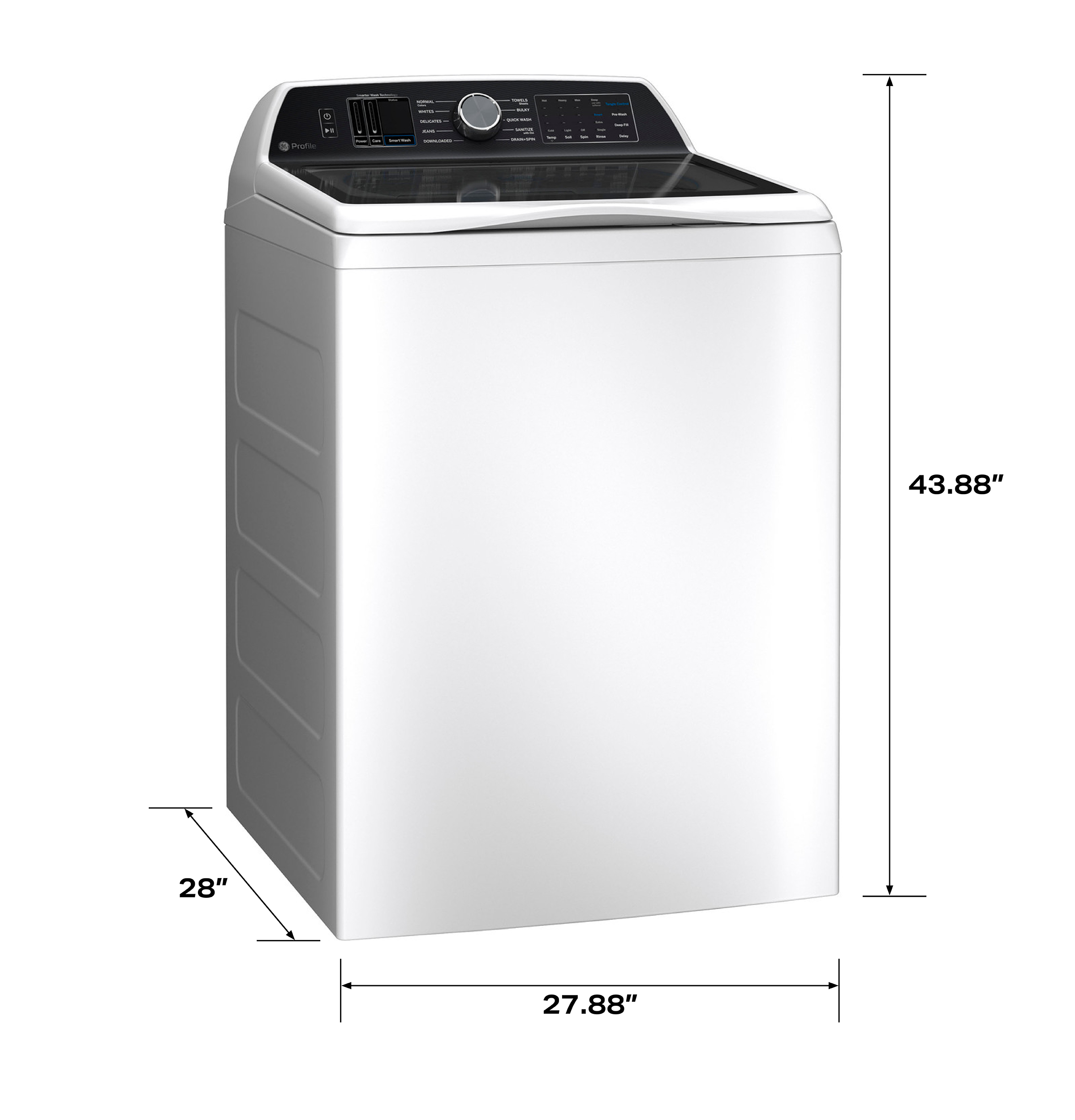 5.4 cu. ft. Capacity Washer with Smarter Wash Technology and FlexDispense PTW700BSTWS