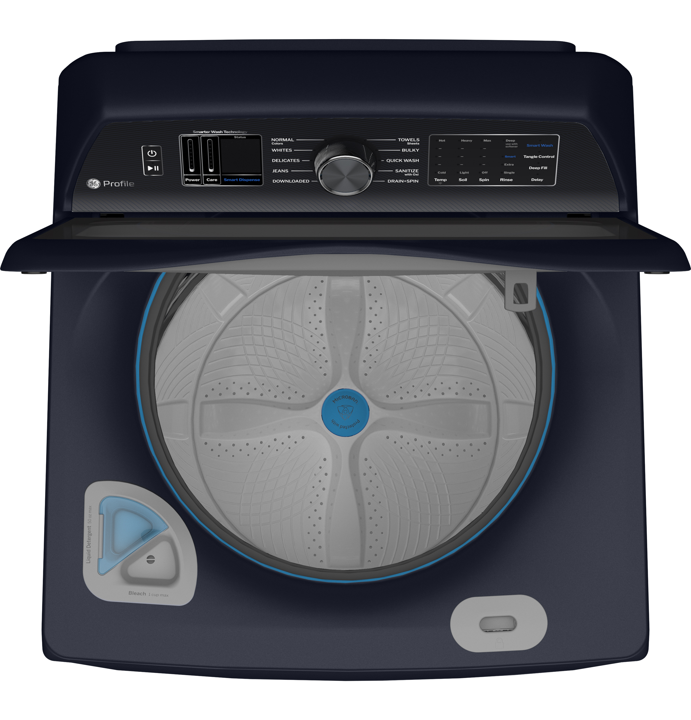 5.4 cu. ft. Capacity Washer with Smarter Wash Technology and Adaptive SmartDispense PTW800BPWRS